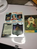 (3)sports Cards 1998 Rashaan Shehee Cleveland Woodie Held  N. H .L. Assist Leaders 1977-78