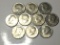 (10) Kennedy Half Dollars