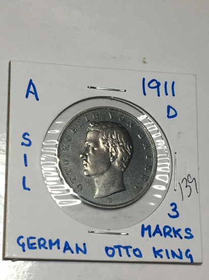 1911 D German 3 Mark