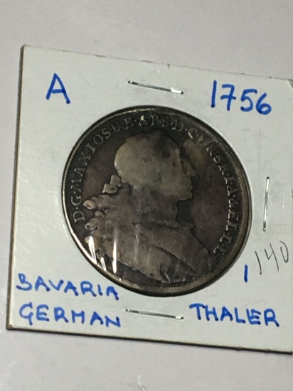 1756 German Bavaria Thaler