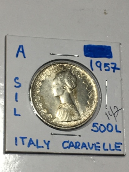 1957 Italy 500 Lira