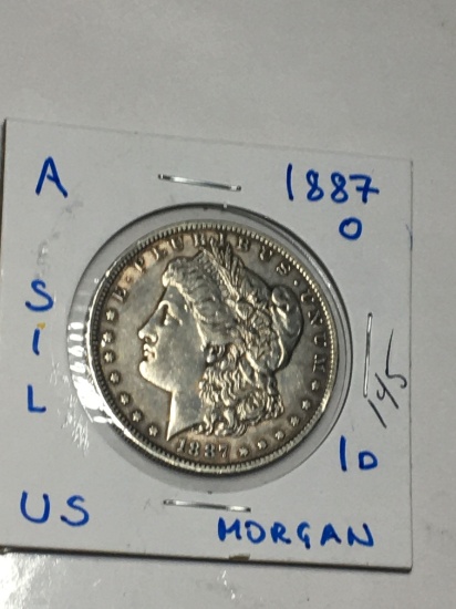 1887 O Morgan Dollar