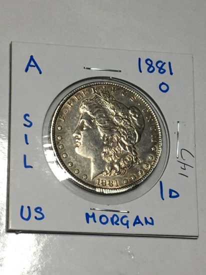 1881 O Morgan Dollar