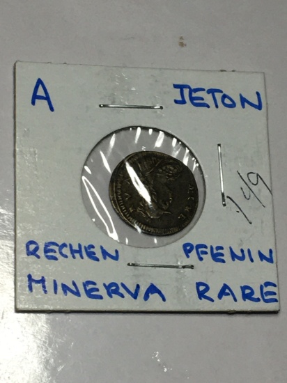 Rechen Mineva Pfennig Jeton