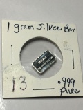 1 Gram Silver Bar