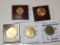 Hong Kong 1985 10 Cent Choice Bu, 1980 50 Cent Choice Bu, 1980 Dollar Ch Bu, 1993 2 Dollars Bu