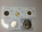 Isreal 1949 W/o P 5 Pruta Ef, 1960 5 Agorot Unc, 1962 Sd 5 Agorot Au, 1984 10 Sheqalim Ch. Bu