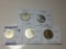 Italy 1950 5 Lire Ef, 1952 10 Lire Bu, 1956 50 Lire Au, 1957 100 Lire Unc, 1994 500 Lire Bu