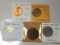 New Zealand 1957 Unc, & 1960 Bu 1/2 Penny, 1942 Penny Extra Fine, 1952 6 Pence Very Fine,