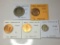 New Zealand 1957 Unc, & 1960& 62 Bu 1/2 Penny, 1948 6 Pence Very Fine, 1947 1/2 Crown Very Fine