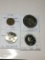 Great Britian 1940 3 Pence Vf, 1972 25 New Pence Ch Bu, 1977 50 New Pence Bu, 1978 10 New Pence Pr