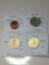 Great Britian 1956 Farthing Au, 2014 10 Pence Ch Bu, 1958 Eng Shilling Vf, 1990 Pound Au