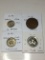 Great Britian 1954 6 Pence Au, 1931 Penny Vf, 1947 Eng Shilling Ef, 1979 5 New Pence Proof