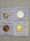 India Republic 1973 (b) 25 Paise Bu, 1974 (b) 10 Paise Bu, 1952 (b) Pice Unc, 1971 (b) 20 Paise Bu