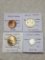 India Republic 1952 (b) Pice Unc, 1956 (c) 1/2 Rupee Au, 1972 (b) 50 Paise 