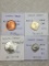 India Republic 1951 (b) Pice Bu/ Unc, 1954 (b) 1/2 Anna Unc, 1986 (b) 20 Paise Bu, 1972 (b) Paisa Bu