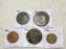 Brazil 1835 20 Reis Vg,1835 40 Reis G, 1908 40 Reis F, 1821 B 80 Reis F+,