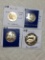 B.V.I. 1973 10 Cents Proof,1975 10 Cents Proof,1975 25 Cents Proof,