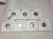 Canada 10 Cent Coins 1987 Proof,(3) 1988 Proof (2) 1989 Proof,1990 Proof  