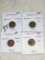 Germany (4 Pfennig Coins) 1949 G Xf, 1949 F Xf,1949 F Xf,1949 D Xf