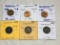 Germany  (6-2 Pfg Coins) 1964 D Au, 1964 G Bu,1967 F Unc, 1874 B Vf,1874 A Vf