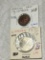 West Germany 2 Pfennig 1961 F Unc, 1975 G 1 Mark Ch Bu