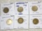 Germany (6-10 Pfg Coins) 1876 A Vf,1898 E Vf, 1900 E Vf,1905 A Xf,1924 D Vf,