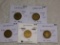 Germany (5-10 Pfg Coins) 1924 F Vf,1924 J Vf,1925 E Vf,1925 G Vf,1929 E Vf