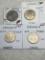 Germany (4-mark Coins) 1963 F Xf/au,1965 F Au,1966 F Xf,1968 D Xf+