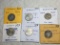Germany (6-50 Pfg Coins) 1935 Xf,1920 Unc,1949 Xf,1921 Au,1940 F/vf,1921 Au