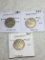 Germany(3) Mark Coins 1950 J Xf,1955 J Vf,1956 J Vf