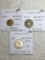 Thailand 5 Satang 1950 Unc,   2-10 Satang 1920 Vf, 1921 Vf