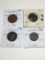 Sweden 2 Ore 1861 Vf, 1861 Vf, 1863 F, 1881 Vf