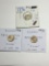 Sweden 10 Ore 1874 F, 1945 Silver Bu, 1952 Silver Xf