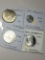 New Caledonia 1949 50 Centimes Au, 1949 2 Francs Au / Unc, 1971 2 Francs Bu, 1967 50 Francs Extra F