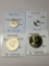 Poland 1923 50 Groszy Au, 1949 Grosz Bu, 1973 & 1978 20 Zlotych Bu