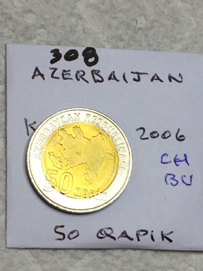 Azerbaijan 2006 50 Qapik   Ch  Bu