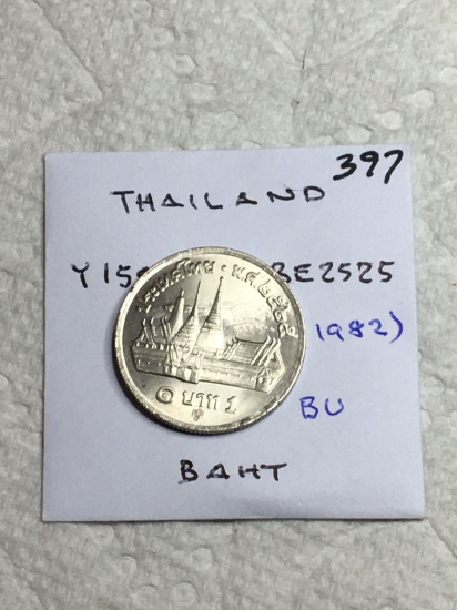 Thailand Baht 1982  Bu