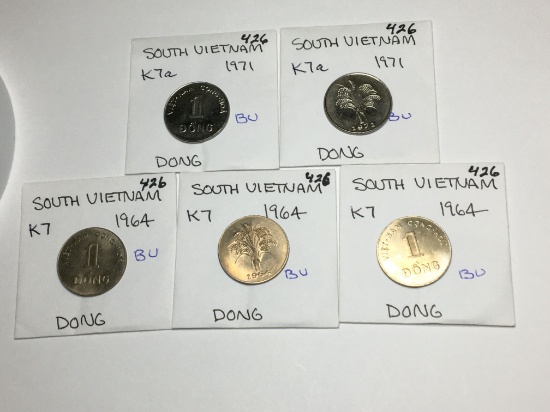 South Vietnam  3-1964 Dong Bu   2- 1971 Dong Bu