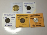 Hungary 1986 10 Forint Choice Bu, 1900 Filler Extra Fine, 1898 2 Filler Extra Fine+, 1905 Extra Fine
