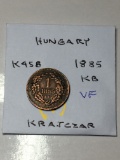Hungary 1885 Kb Krajczar Very Fine