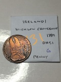 Ireland / Wicklow Cronebane 1789 1/2 Penny Good