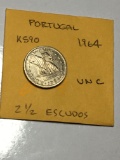 Portugal 1964 2 1/2 Escudos Unc
