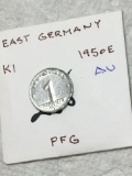 East Germany 1950 E Pfennig Au