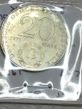 East Germany 1973 (a) 20 Mark Bu 