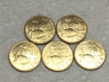 Korea 5 Coins South Korean 10 Hwan Bu