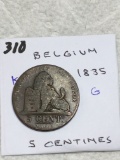 Belgium 1835 5 Centimes Good