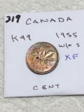 Canada 1955 Cent Extra Fine