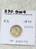 New Foundland 1890 Cent Good/very Good