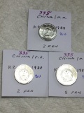 China/p.R. 1988 2 Fen Bu, 1988 2 Fen Bu, 1988 5 Fen Bu